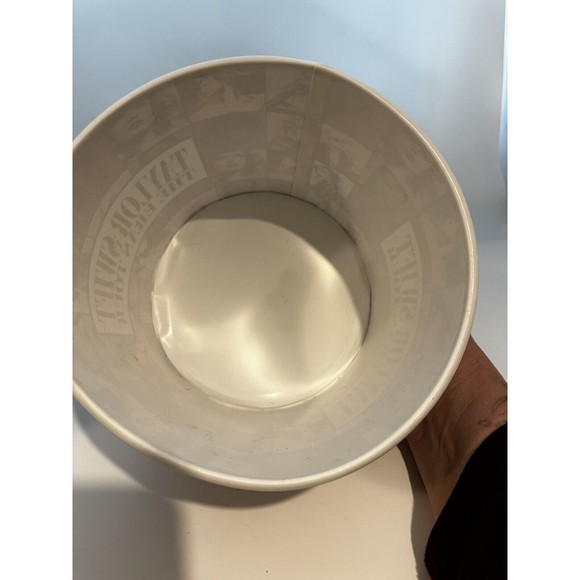 Taylor Swift The Eras Tour Movie Popcorn Bucket Plastic 7" Top Diameter - Picture 2 of 2